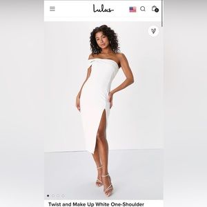 Small white dress, NWT